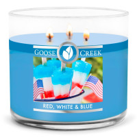 Goose Creek Candle® Red, White & Blue 3-Docht-Kerze 411g