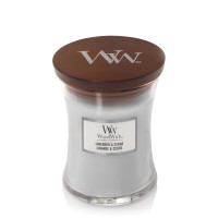WoodWick® Lavender & Cedar Kerzenglas Mittel 275g mit Knisterdocht