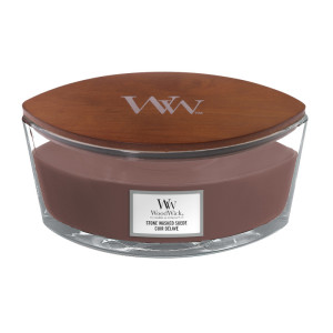 WoodWick® Stone Washed Suede Kerzenglas Ellipse...