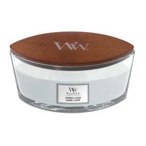 WoodWick® Lavender & Cedar Kerzenglas Ellipse...