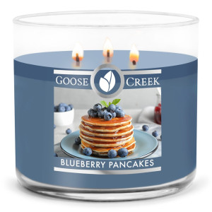 Goose Creek Candle® Blueberry Pancakes 3-Docht-Kerze 411g