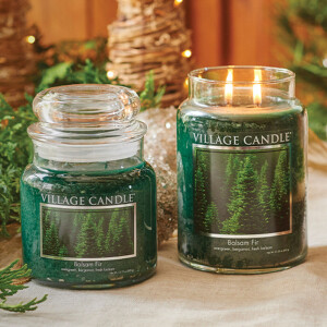 Village Candle® Balsam Fir 2-Docht-Kerze 602g Limited...