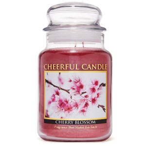 Cheerful Candle Cherry Blossom 2-Docht-Kerze 680g