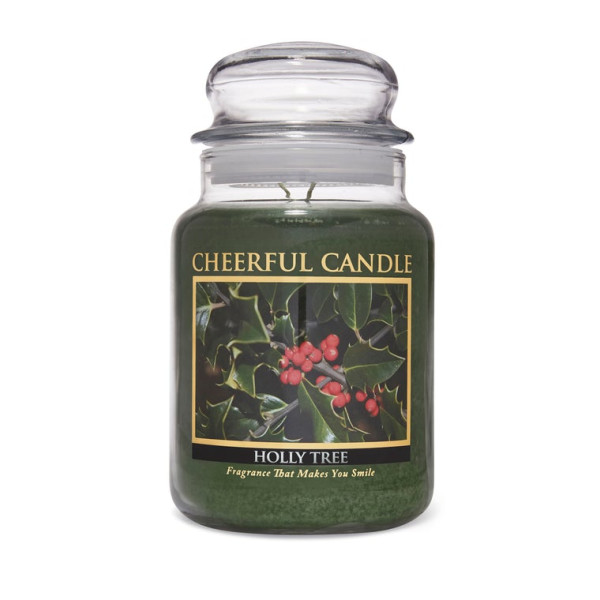 Cheerful Candle Holly Tree 2-Docht-Kerze 680g