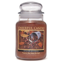 Cheerful Candle Spiced Acorns 2-Docht-Kerze 680g