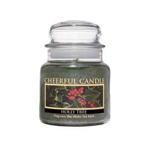 Cheerful Candle Holly Tree 2-Docht-Kerze 453g