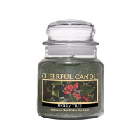 Cheerful Candle Holly Tree 2-Docht-Kerze 453g