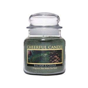 Cheerful Candle Balsam & Cedar 2-Docht-Kerze 453g