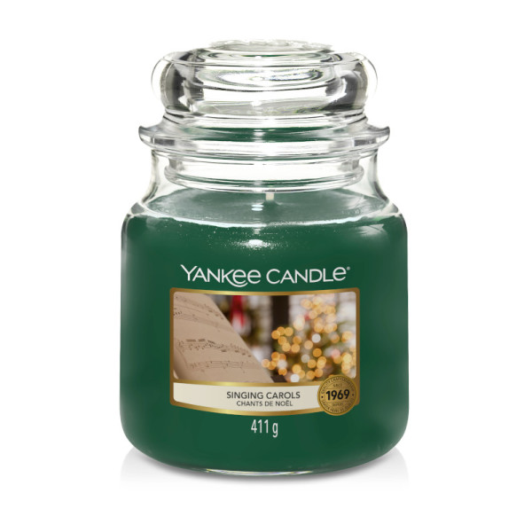 Yankee Candle® Singing Carols Mittleres Glas 411g