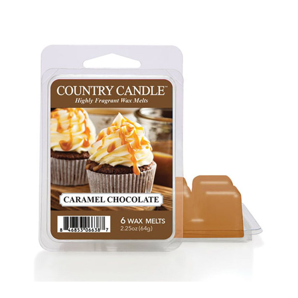 Country Candle&trade; Caramel Chocolate Wachsmelt 64g