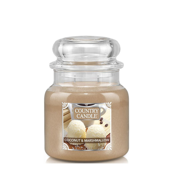 Country Candle™ Coconut & Marshmallow 2-Docht-Kerze 453g