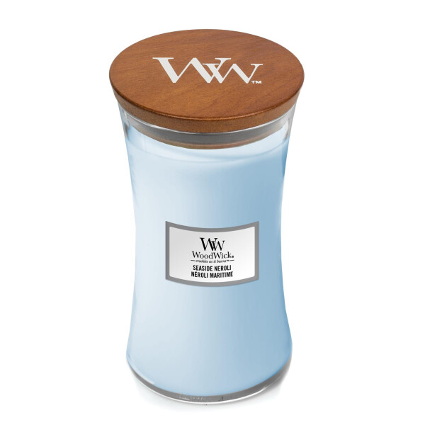 WoodWick® Seaside Neroli Kerzenglas Groß 609,5g mit Knisterdocht