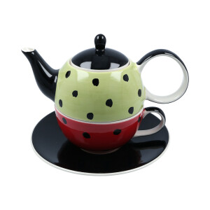 Tea For One Set Dotty