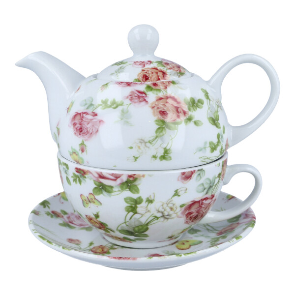 Tea For One Set Rosen Modell 8