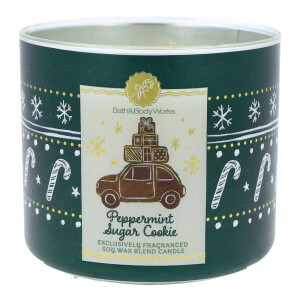 Peppermint Sugar Cookie 3-Docht-Kerze 411g