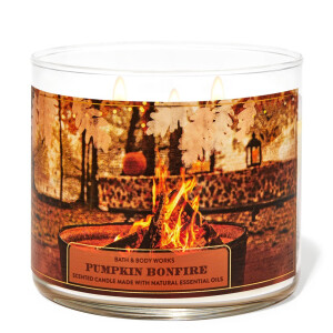 Bath & Body Works® Pumpkin Bonfire 3-Docht-Kerze...