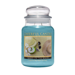 Cheerful Candle Baked On The Beach 2-Docht-Kerze 680g B-Ware
