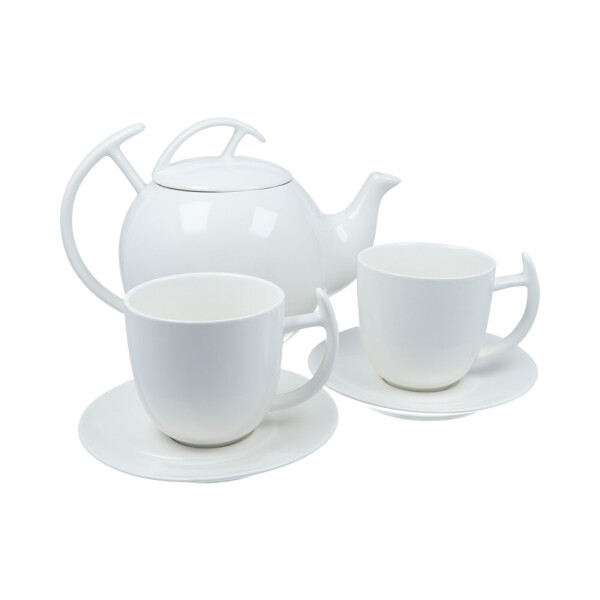 Teeservice 6tlg. Diam Weiß
