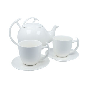 Teeservice 6tlg. Diam Weiß