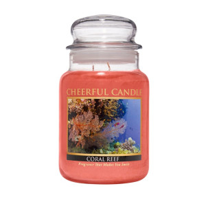 Cheerful Candle Coral Reef 2-Docht-Kerze 680g