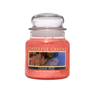 Cheerful Candle Coral Reef 2-Docht-Kerze 453g