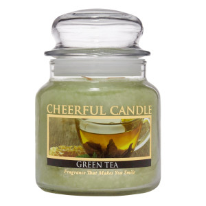 Cheerful Candle Green Tea 2-Docht-Kerze 453g