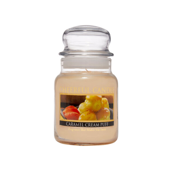 Caramel Cream Puff 1-Docht-Kerze 170g