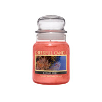 Cheerful Candle Coral Reef 1-Docht-Kerze 170g