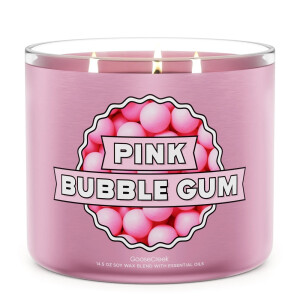 Pink Bubble Gum  3-Docht-Kerze 411g