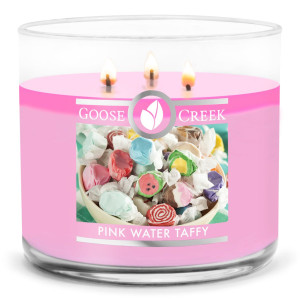 Goose Creek Candle® Pink Water Taffy  3-Docht-Kerze 411g