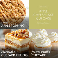 Apple Cheesecake Cupcake 3-Docht-Kerze 411g