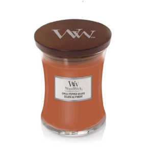 WoodWick® Chilli Pepper Gelato Kerzenglas Mittel 275g mit Knisterdocht