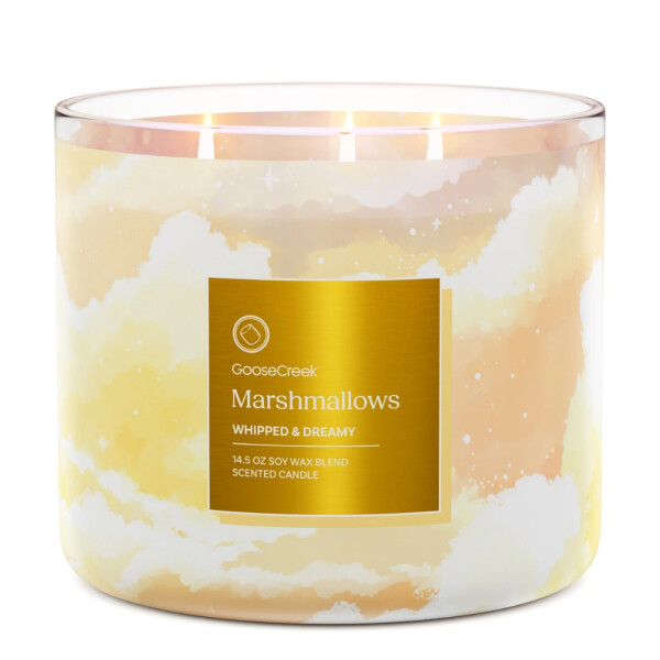 Marshmallows 3-Docht-Kerze 411g