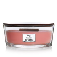 WoodWick® Melon & Pink Quartz Kerzenglas Ellipse 453,6g mit Knisterdocht