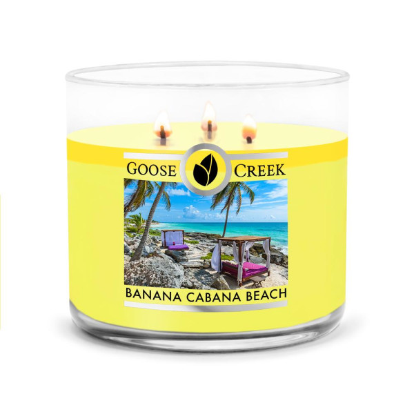 Goose Creek Candle® Banana Cabana Beach 3-Docht-Kerze 411g
