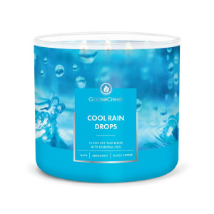 Goose Creek Candle® Cool Rain Drops 3-Docht-Kerze 411g