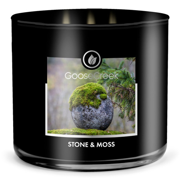 Goose Creek Candle® Stone & Moss - Mens Collection 3-Docht-Kerze 411g