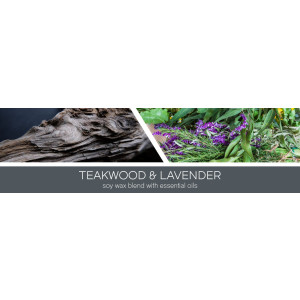 Goose Creek Candle® Teakwood & Lavender - Mens Collection 3-Docht-Kerze 411g