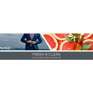 Fresh &amp; Clean - Mens Collection 3-Docht-Kerze 411g