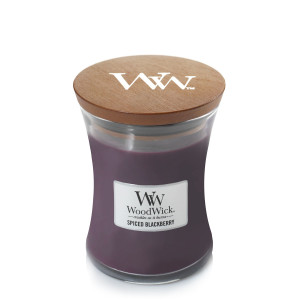 WoodWick® Spiced Blackberry Kerzenglas Mittel 275g mit Knisterdocht