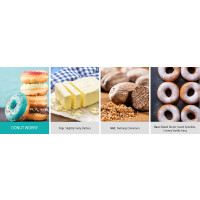 Donut Worry 2-Docht-Kerze 623g