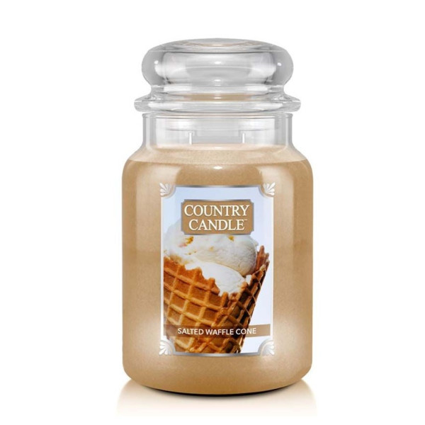 Country Candle™ Salted Waffle Cone 2-Docht-Kerze 652g
