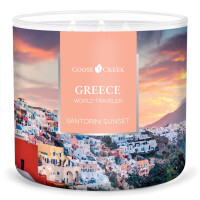 Santorini Sunset - Greece 3-Docht-Kerze 411g