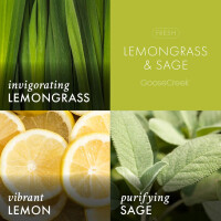 Lemongrass & Sage - Breathe 3-Docht-Kerze 411g