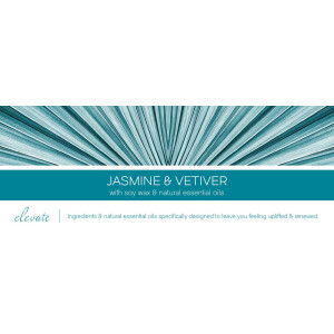 Jasmine & Vetiver - Elevate 3-Docht-Kerze 411g