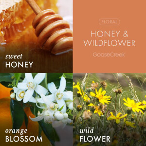 Honey &amp; Wildflower - Harmony 3-Docht-Kerze 411g