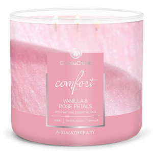 Goose Creek Candle® Vanilla & Rose Petals - Comfort 3-Docht-Kerze 411g