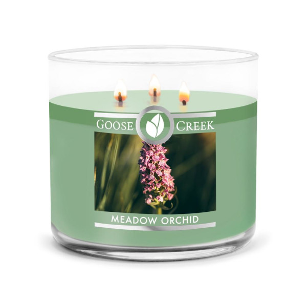 Goose Creek Candle® Meadow Orchid 3-Docht-Kerze 411g