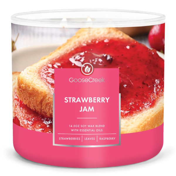 Goose Creek Candle® Strawberry Jam 3-Docht-Kerze 411g