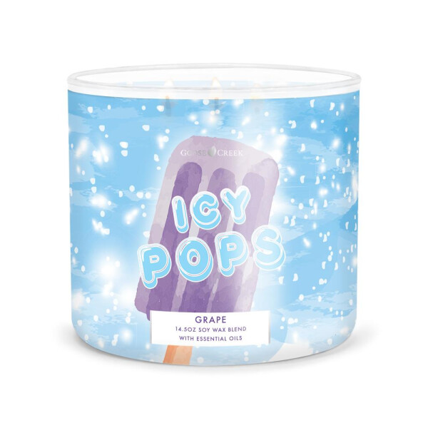 Grape - Icy Pops 3-Docht-Kerze 411g